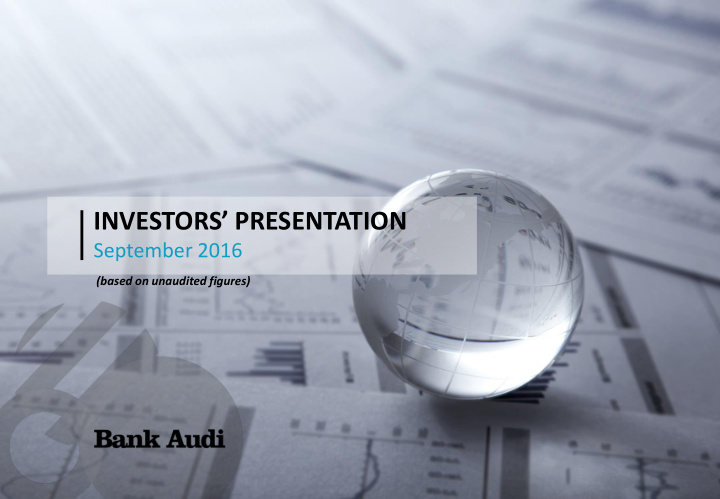 investors presentation