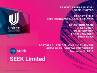 Payal Banwari  Shital Chaudhari  Sonal Behal  POSTGRADUATE DIPLOMA IN BUSINESS  APMG 8119: DIGITAL