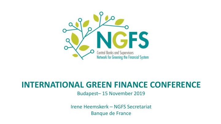 international green finance conference