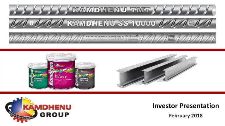 investor presentation