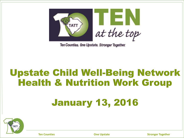 upstate child well being network health nutrition work