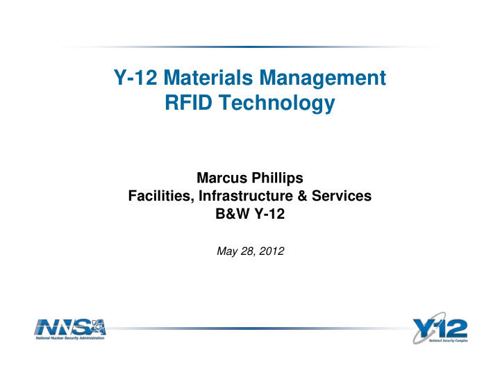 y 12 materials management rfid technology