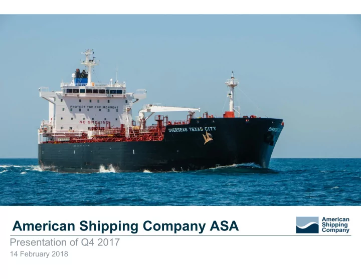 american shipping company asa