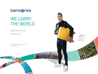 Disclosure Statement  This presentation and the accompanying slides (the Presentation) which