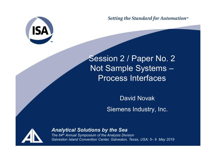 session 2 paper no 2 not sample systems process interfaces