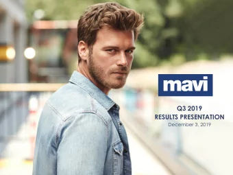 RESULTS PRESENTATION  December 3, 2019  0  0.13 / 0.33cm 0.13 / 0.33cm  (11.69)  (8.27)