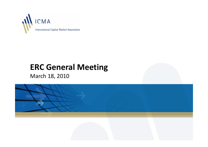 erc general meeting