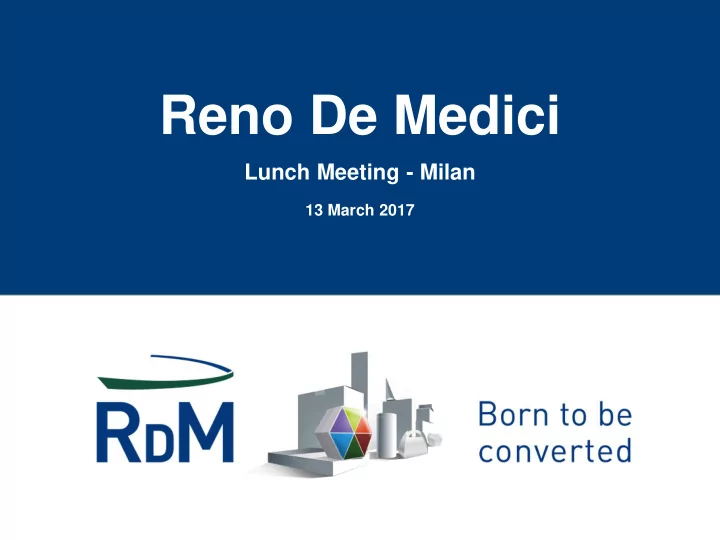 reno de medici