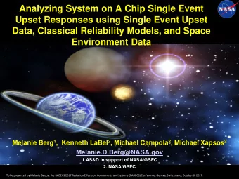 Analyzing System on A Chip Single Event  Upset Responses using Single Event Upset  Data, Classical