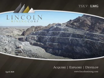 April 2020  Cautionary Statement  Certain statements contained herein regarding the Company and its