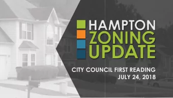 CITY COUNCIL FIRST READING  JULY 24, 2018  CODE UPDATES  ORDINANCE 257  Repeal existing