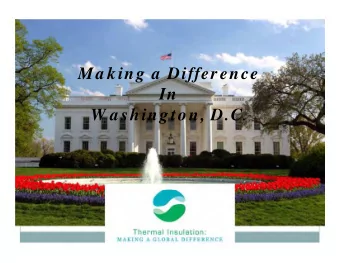 Ma king a  Difference  In W a shington, D.C .  Branding NIA in Washington, D.C. 114 th