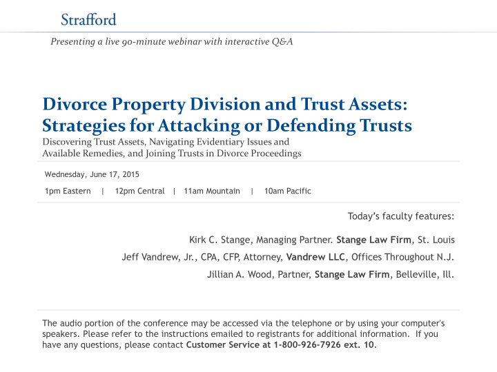 strategies for attacking or defending trusts