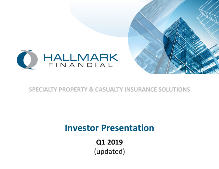 investor presentation