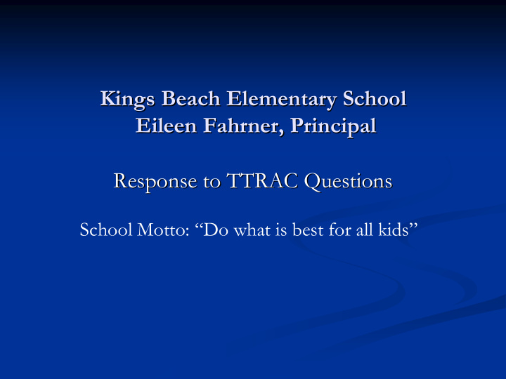 kings beach elementary school kings beach elementary