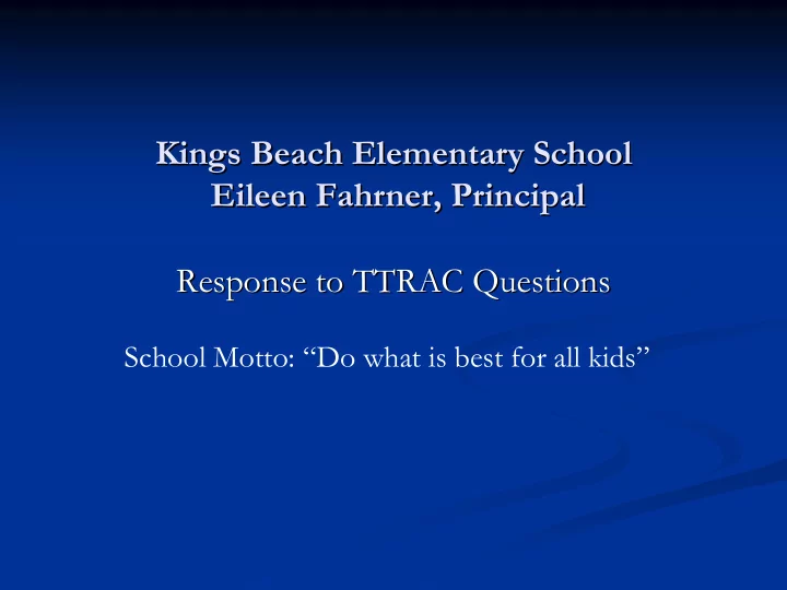 kings beach elementary school kings beach elementary
