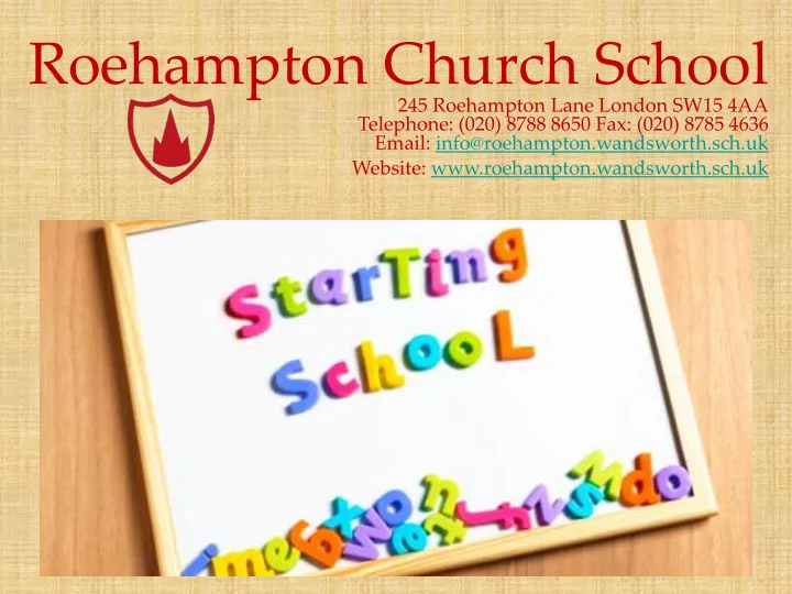 roehampton church school