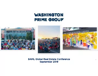 BAML Global Real Estate  BAML Global Real Estate  BAML Global Real Estate  BAML Global Real Estate