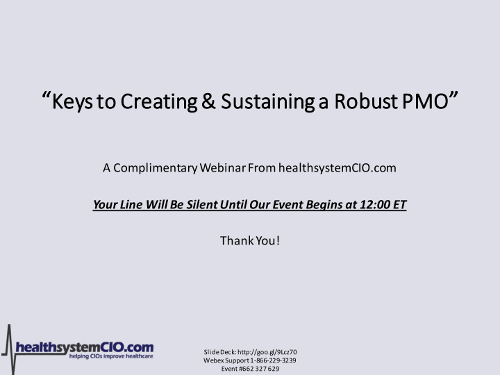 ing a robust pmo