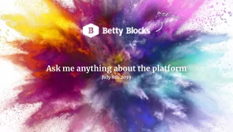 Ask me anything about the platform  July 8th 2019  Your Hosts for Today  Paul Engel    Software