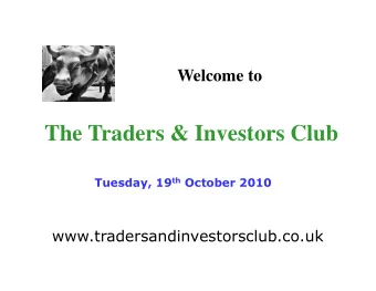 The Traders &amp; Investors Club