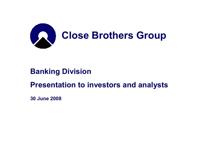 close brothers group