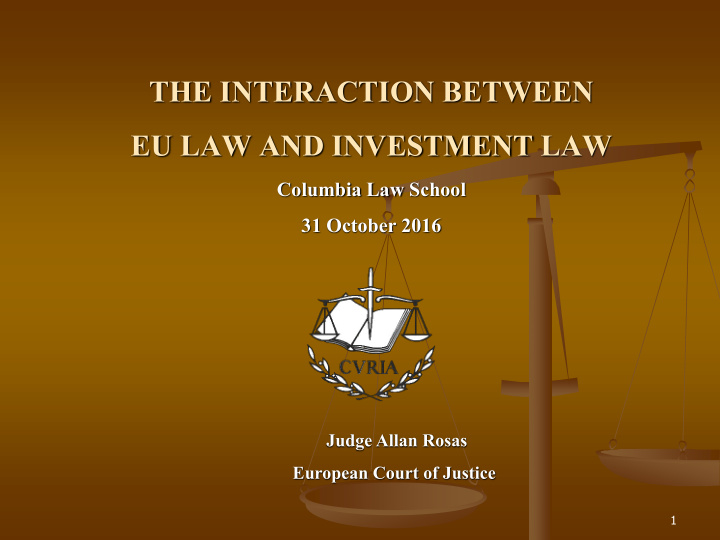 the interaction between eu law and investment law