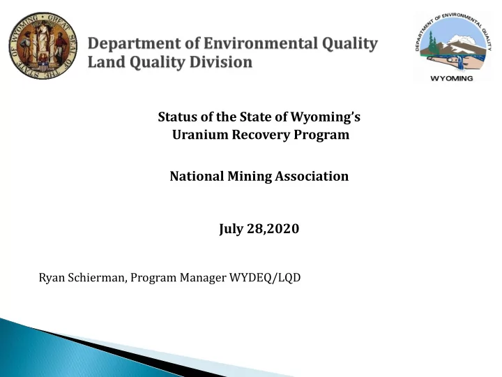 national mining association