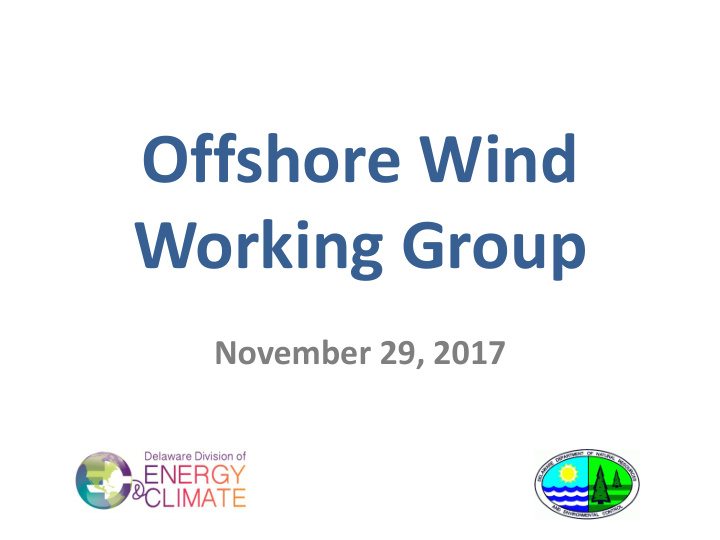 offshore wind