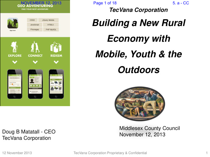 building a new rural economy with mobile youth the