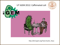 ut igem 2012 caffeinated coli