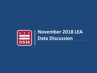 November 2018 LEA  Data Discussion  eSchoolPLUS  Qlik  Student Gender  Enrollment Audit