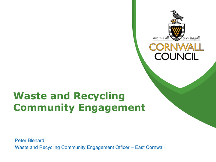 waste and recycling community engagement