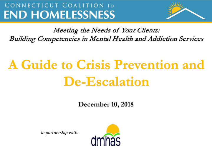 a guide to crisis prevention and de escalation