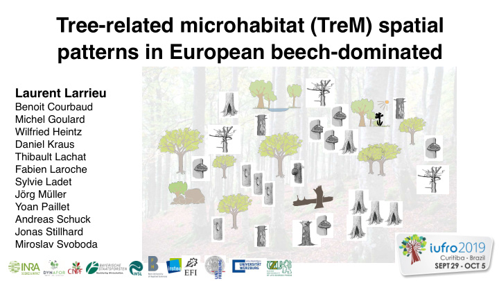 tree related microhabitat trem spatial patterns in