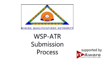 www.itaware.co.za  Aspects to Consider  Submission Process  Guide Focus Areas  Template