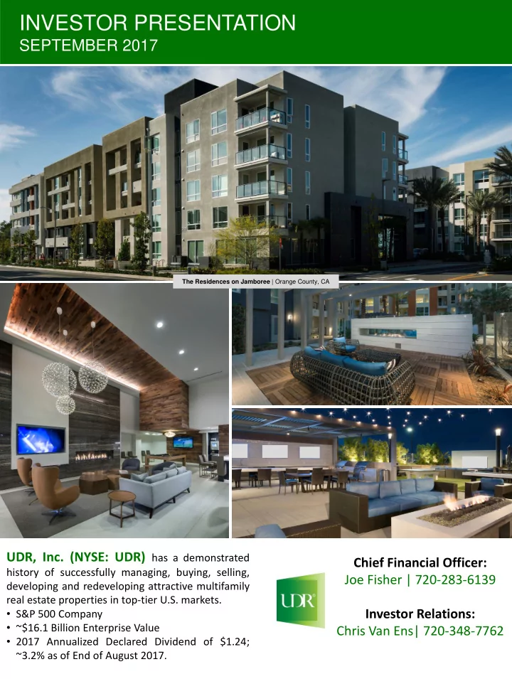 investor presentation