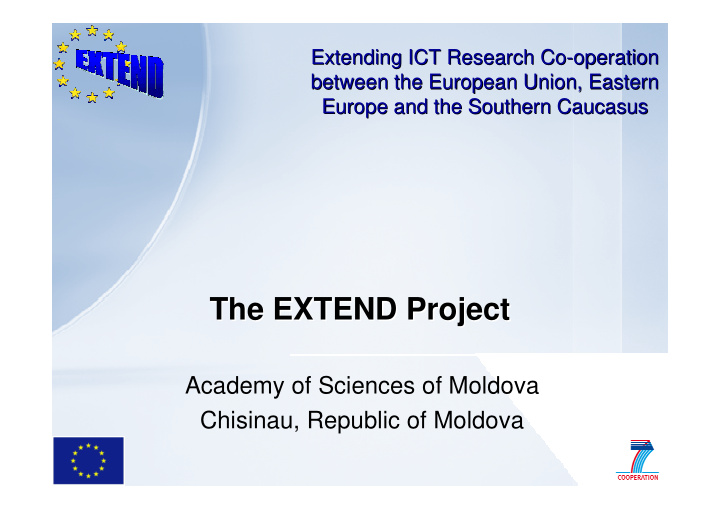 the extend project the extend project