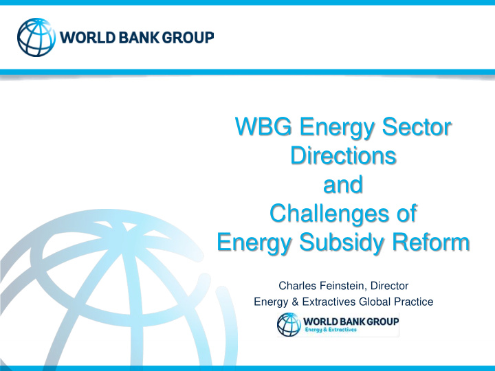 wbg energy sector directions and challenges of energy