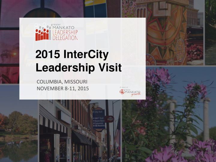 2015 intercity leadership visit