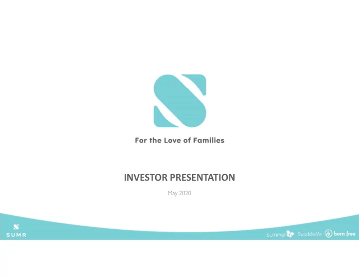 investor presentation