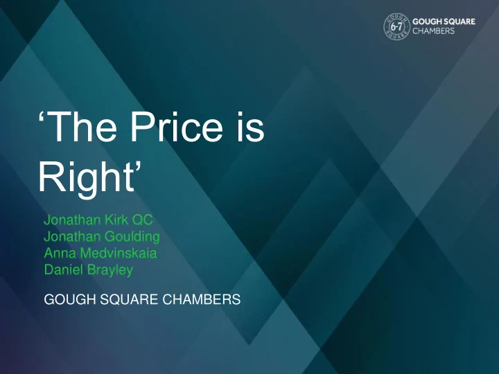 the price is right
