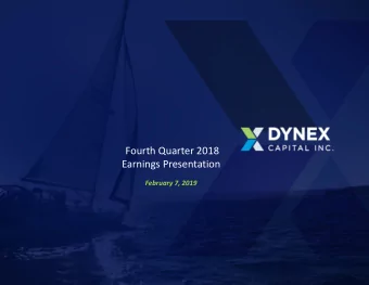 Fourth Quarter 2018  Earnings Presentation  February 7, 2019  Safe Harbor Statement  NOTE:  This