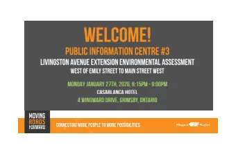 Agenda  Presentation: Key Questions  Lots of opportunities to  be heard.  Table discussions: