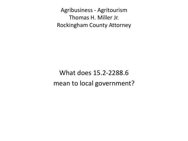 what does 15 2 2288 6 mean to local government