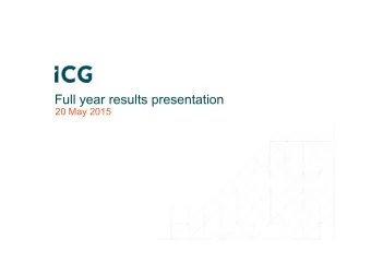 Full year results presentation  20 May 2015  2  Operational highlights  Excellent fundraising
