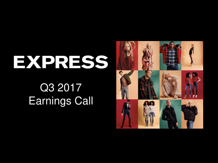 q3 2017 earnings call
