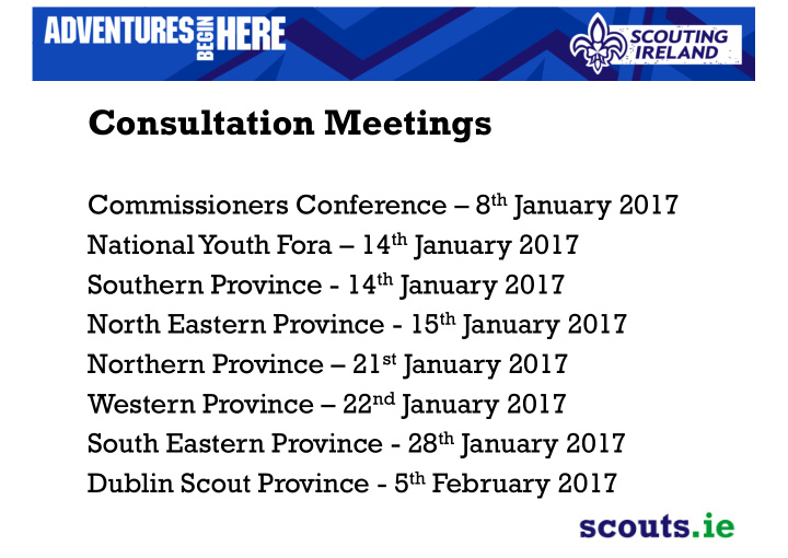 consultation meetings