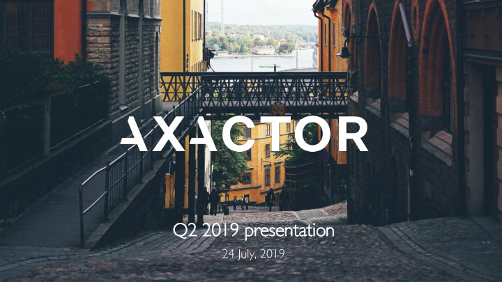 q2 2019 presentation