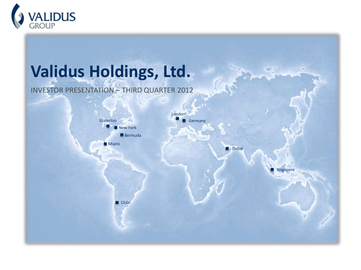 validus holdings ltd